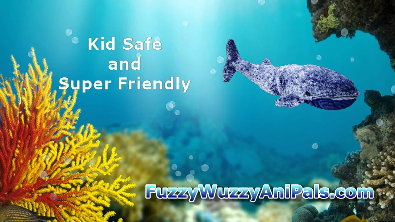 Plush Blue Whale Stuffed Animals