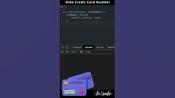 Hide credit card Number | JavaScript  #shorts #short #trending