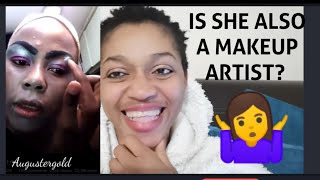 FRIENDS, I SIGNED UP FOR A MAKEUP TUTORIAL, SEE WHAT I GOT. AFRICAN EASY MAKEUP (BEGINNERS MAKEUP) screenshot 4