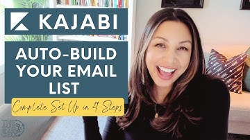Build Your EMAIL LIST with Kajabi FAST!