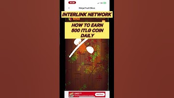 How to earn 500 interlink coins/interlink network daily updates #interlink #itlg