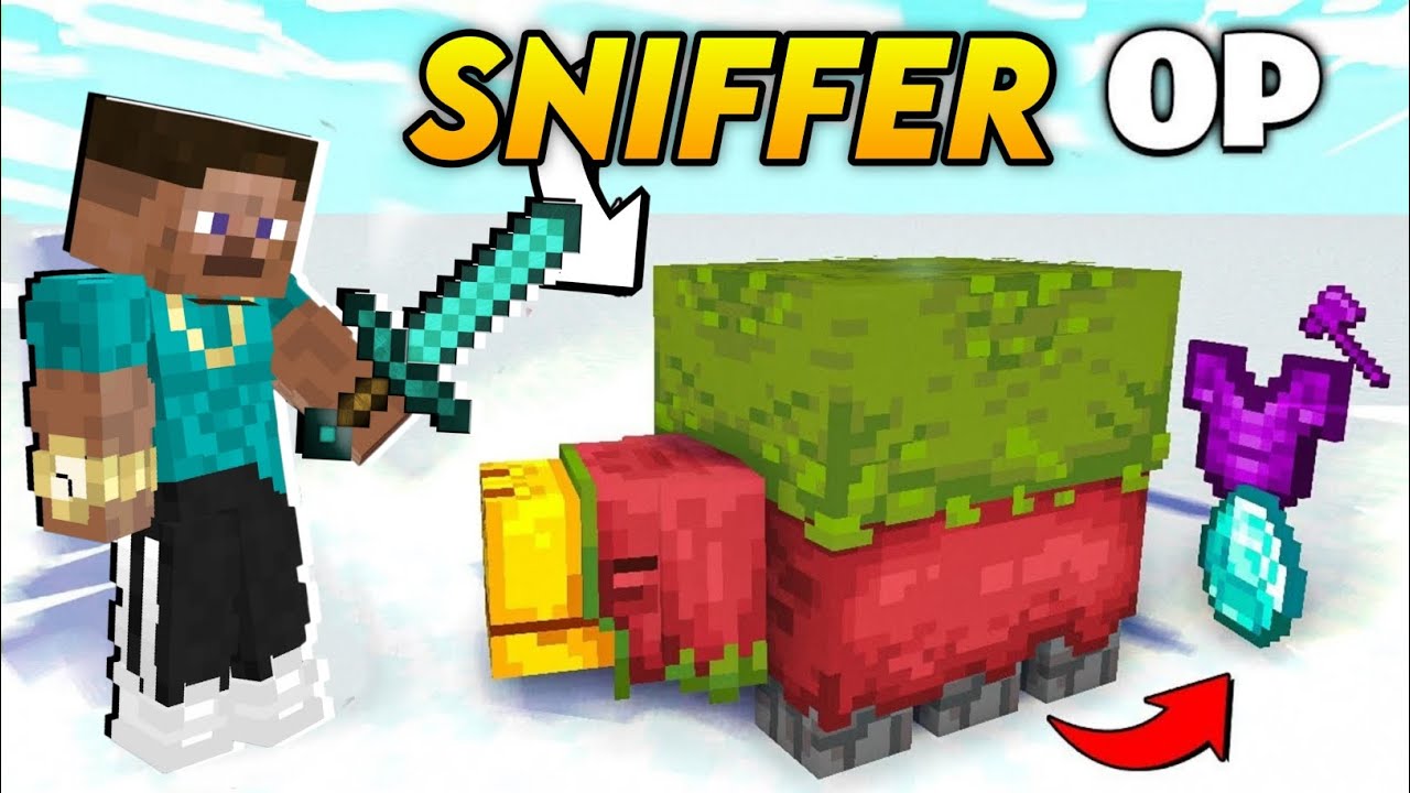 Minecraft But Sniffer Drops OP ITEM... YouTube