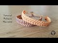 DIY Tutorial Cómo Hacer una Pulsera de Hilo en Macramé muy Fácil Rápida Paso a Paso Macrame Bracelet