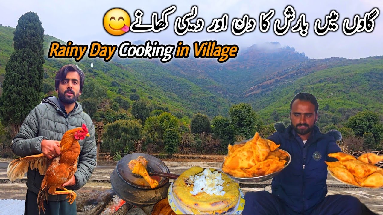 Rainy Day Cooking Village Food _ Daily Routine MB Vlogs 