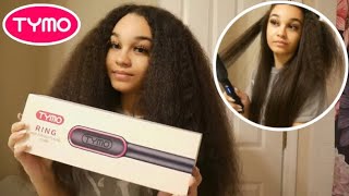 How To Get Silky Straight Hair Tymo Ring Straightening Brush Review Tutorial