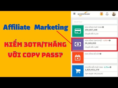 ACCESSTRADE | Kiếm Tiền Online Với Accesstrade 30tr/tháng Từ Mô Hình Copy Dán Và Sự Thật
