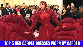 Top 5 red carpet dresses.