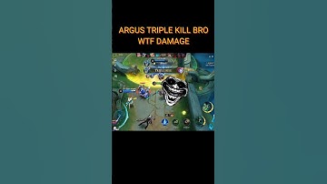 ARGUS TRIPLE KILL BRO 🤫 || ARGUS BEST BRO #ARGUS #Shorts #MLBB #mobilelegends