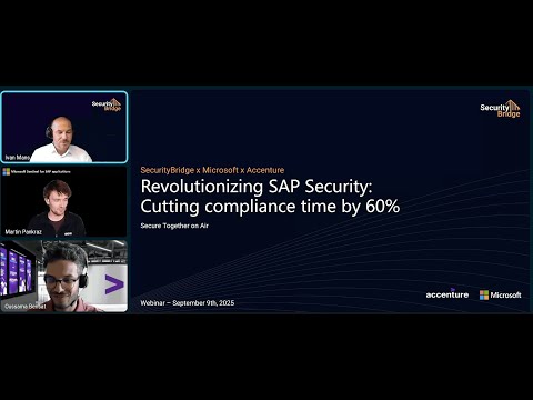 Revolutionizing SAP Security | Cutting Compliance Time by 60% - video from SecurityBridge