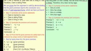 Critical Thinking - Lecture 6 (Symbolizing Arguments & Revealing Argument Forms)