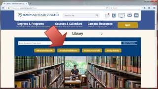 Choosing a Database - Seminole State Library