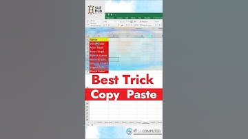 How to use clipboard in excel / Best copy paste trick  #excel #msexcel #excelshortcuts  #shorts