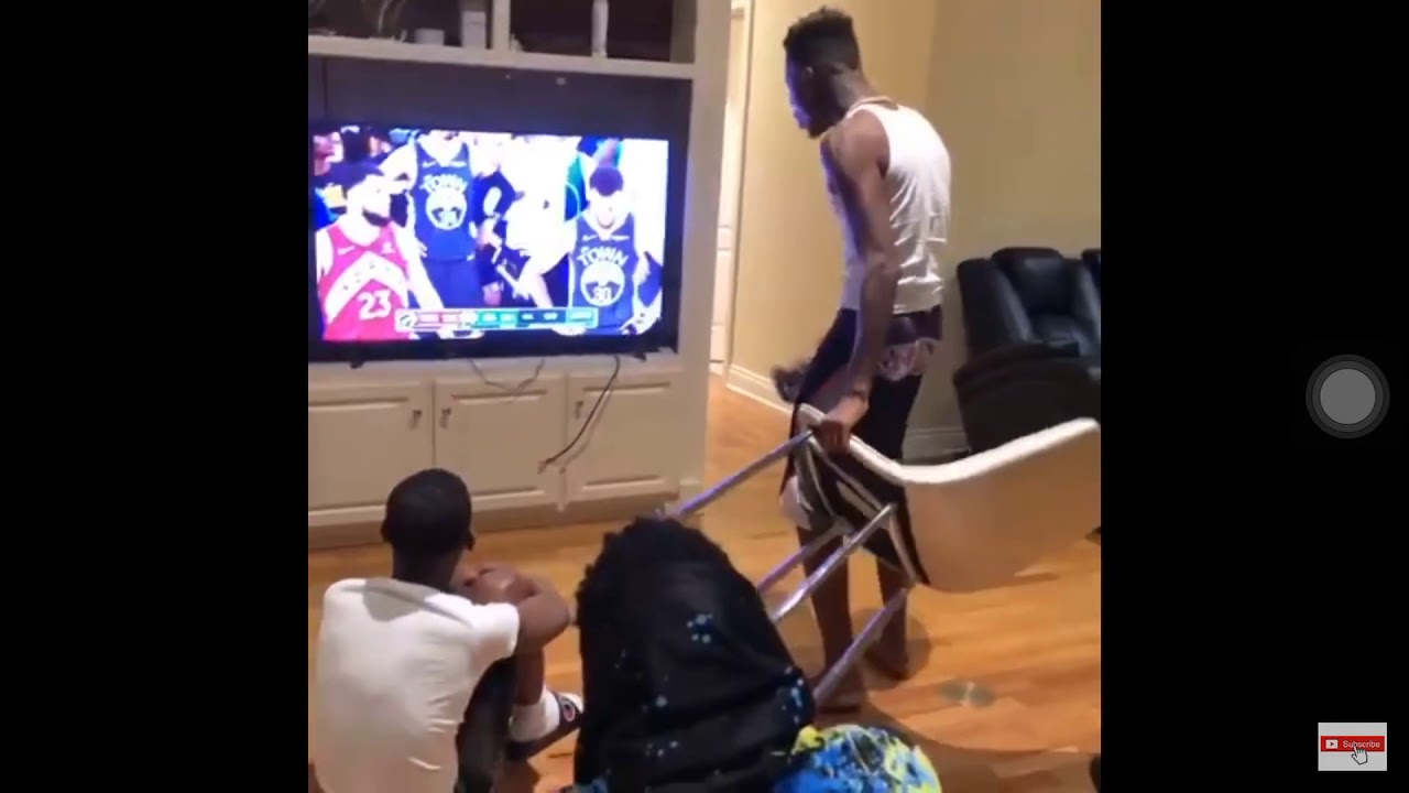 Funny Mike Broke His Tv 🤐🤭🙀 From Basketball Game - YouTube