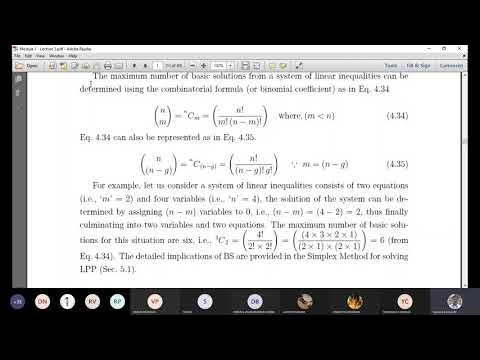 Linear Programming Problem (LPP) & Solutions by Algebraic and Graphical ...