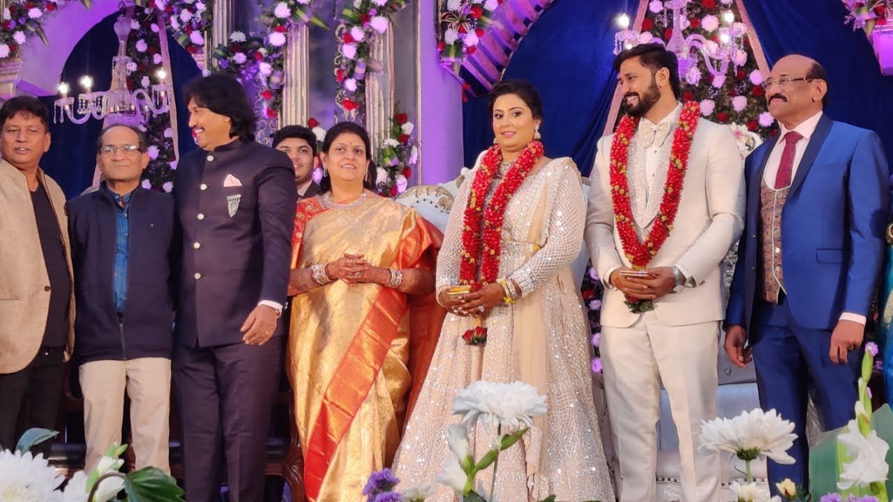 ಕುಮಾರ್ ಬಂಗಾರಪ್ಪ ಮಗಳ ಮದುವೆ: ಖುಷ್ಬೂ, ರವಿಚಂದ್ರನ್ : ತಾರಾ |kumar bangarappa daughter marriage @bng palace