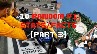 10 Random F1 Stats/Facts (Part 3)