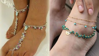 Best Designs Of Feet Jewellery Anklets Designsfeet Toe Rings Designs