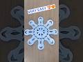 VERY EASY 💝😍|Christmas Snowflake|How To Make Snowflake #diy #shorts #trending #viral #christmas