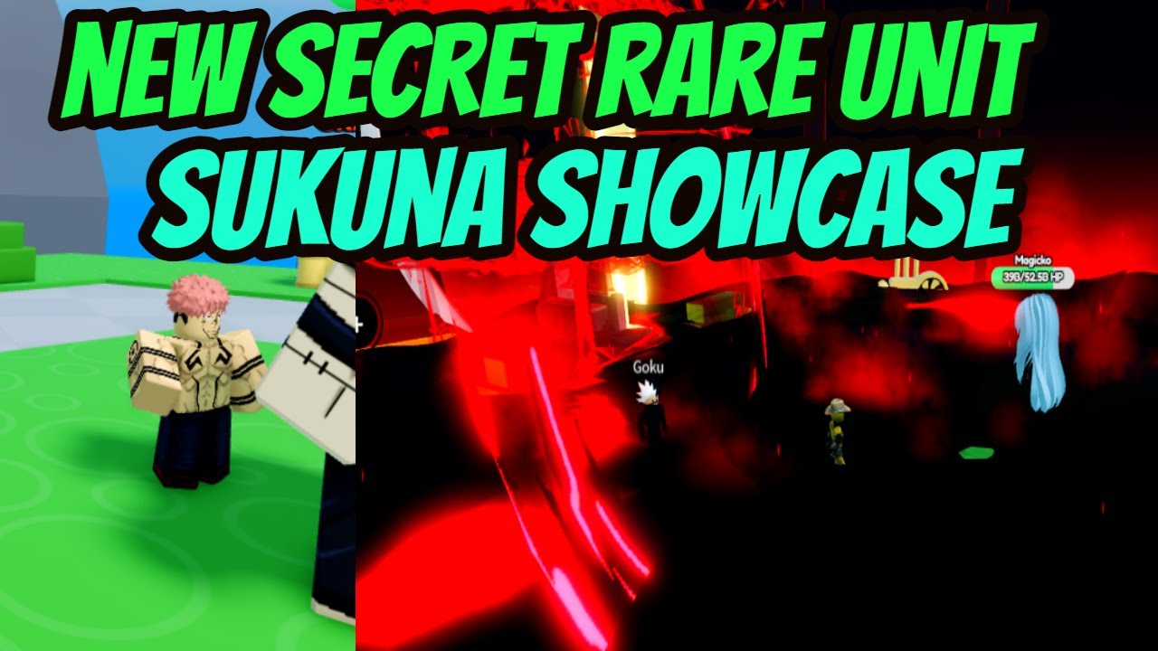 New Secret Rare unit Showcase !!! Sukuna from Jujutsu Kaisen !!!! - Anime Fighters
