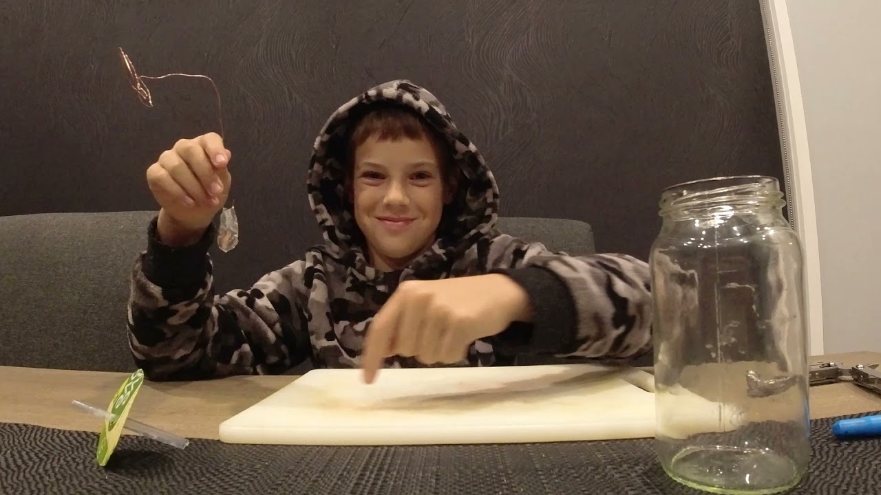 Patrick's home made Electrometer