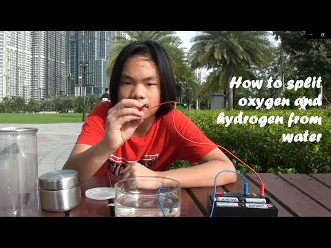Video: Cách Tách Oxy Từ Nước
