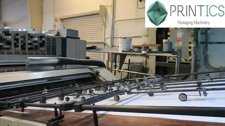 VIDEO U42430822 KOMORI LITHRONE 40 RP OFFSET PRINTER 6 COLOR