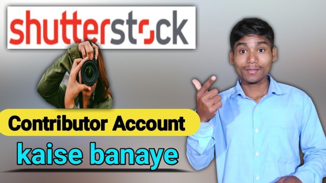 How To Create Shutterstock Account In Mobile Shutterstock Account Kaise ...