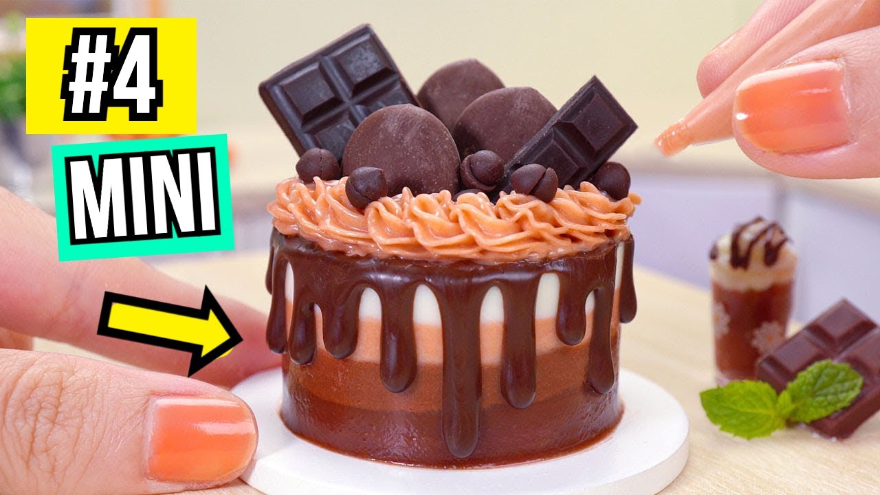 Segui una Receta de PASTEL EN MINIATURA 🍉 COMIDA MINI vs GIGANTE  (PARTE 4)