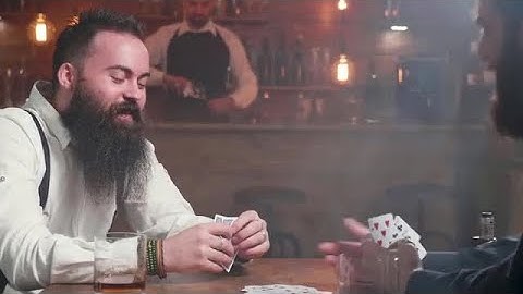 Playing Card Game Stock Video