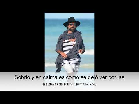 Alejandro Fernandez en las playas de Tulum