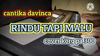 RINDU TAPI MALU cover acapella cantika davinca by korg pa300