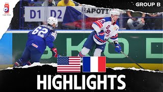 Highlights | USA vs. France | 2024 #MensWorlds screenshot 3