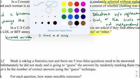 Stat 300: 5.2 binomial probability distribution part 1