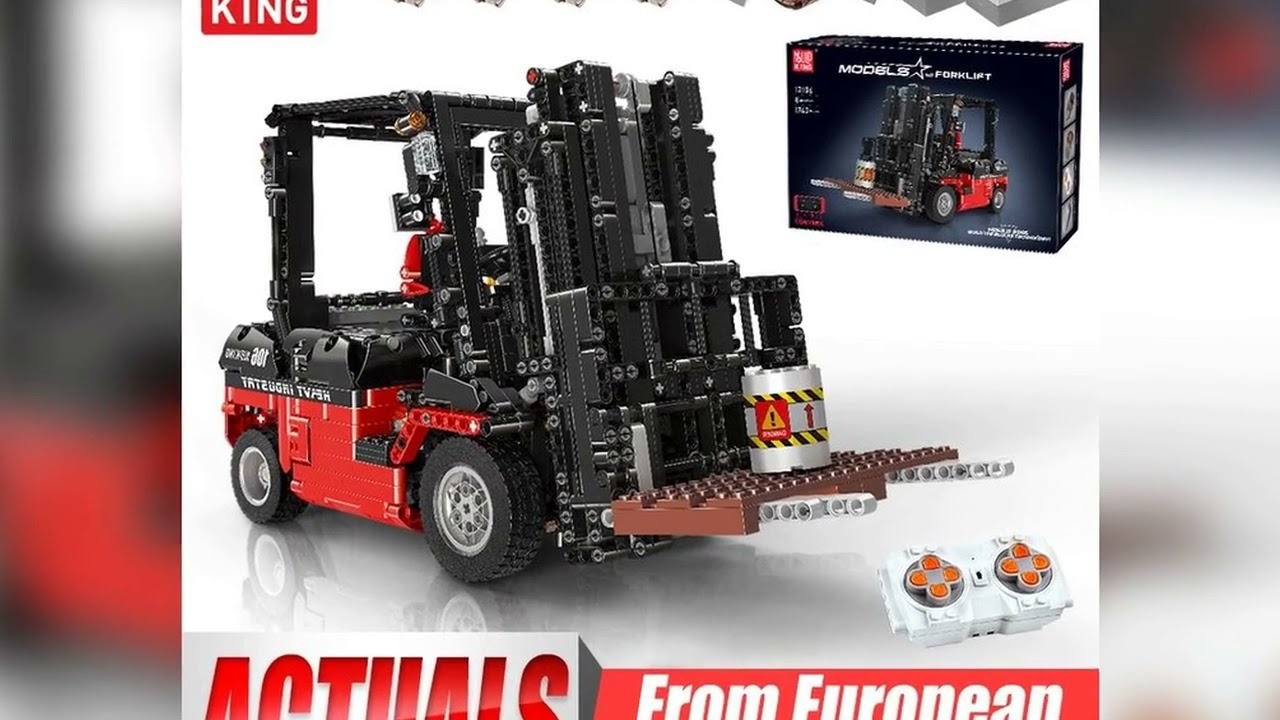 A must-have product! MOULD KING 13106 Technical Car Toys The MOC-3681 APP&RC Custom Forklift Truck