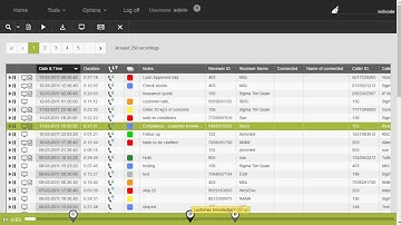 Vidicode UK Apresa Voice Recording Software UI - Login UI