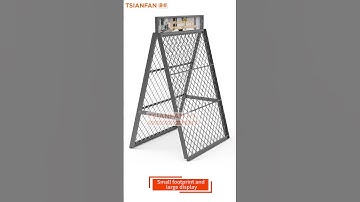 Wholesale Quartz Stone Floor Metal Display Stand Factory Outlet Double Side A Frame-SG902