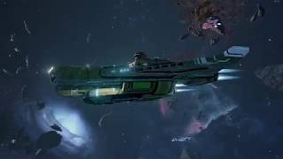 Battlefleet Gothic Armada - Tau Battleships vs Imperial Navy Skirmish gameplay