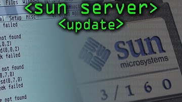 Sun Server Restoration (Update) - Computerphile