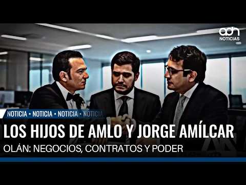 Los hijos de AMLO y Jorge Amílcar Olán: negocios, contratos y poder