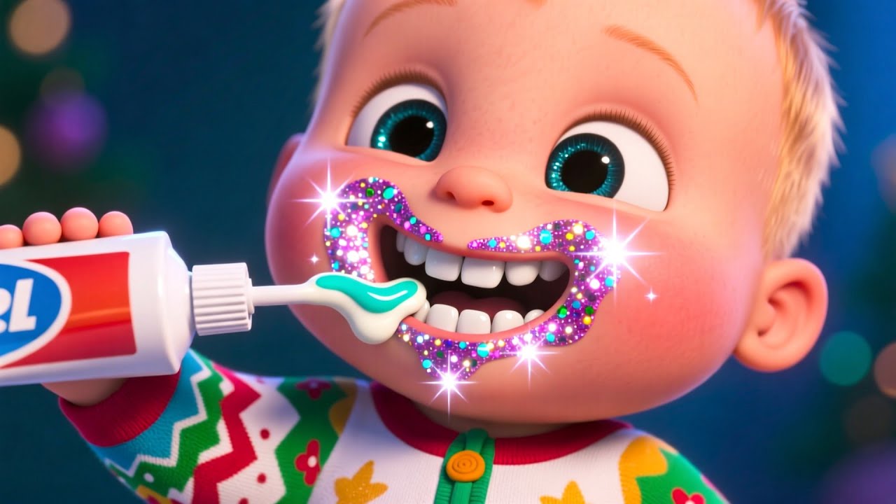 Baby BrushTime Holiday 🪥🎉 | Fun Brushing Song for Kids | Celebrate Clean Teeth