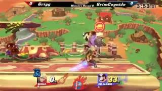 Smashfest #8 SSB4 Winners Bracket - Grigg (Shulk, Duck Hunt) vs GrimCognido (Dr. Mario, Yoshi)