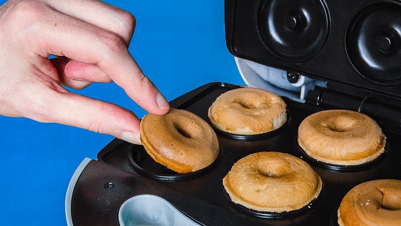 Je teste une machine  donuts