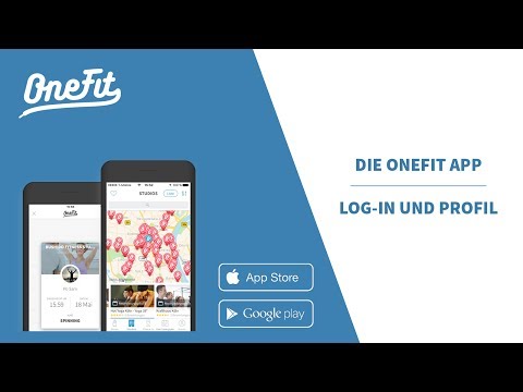 OneFit App Tutorial - Log In und Profil