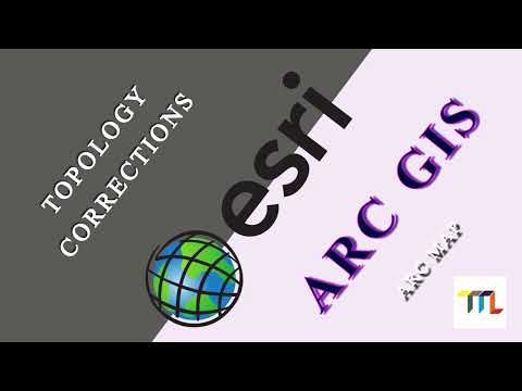 How to fix Topology Corrections using ARC GIS