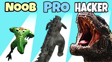 NOOB vs PRO vs HACKER in Kaiju Run
