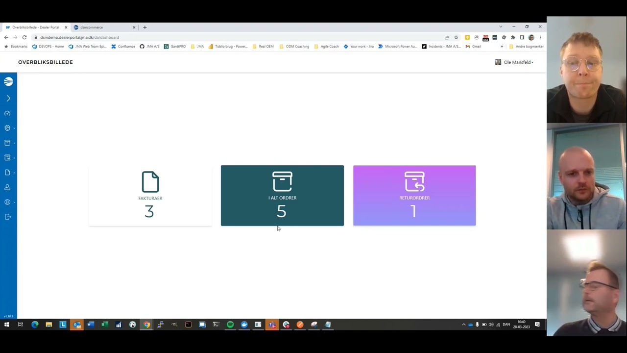 Webinar, Kundeportal