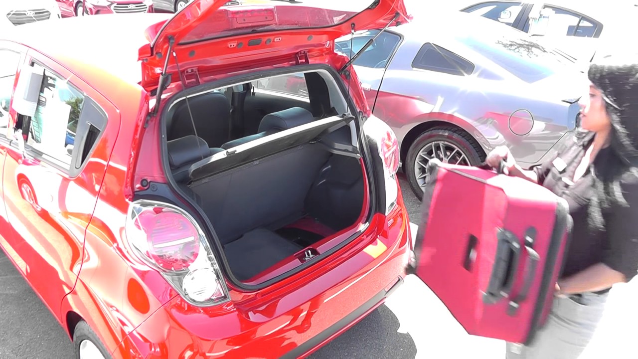 Trunk Space 2014 Chevrolet Spark Lt