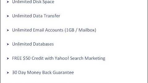 Webinar: Unlimited Web Hosting - Part 2