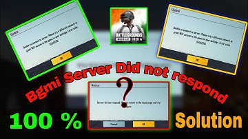 bgmi server did not respond today. bgmi loading problem solve. #bgmi #bgmiproblem