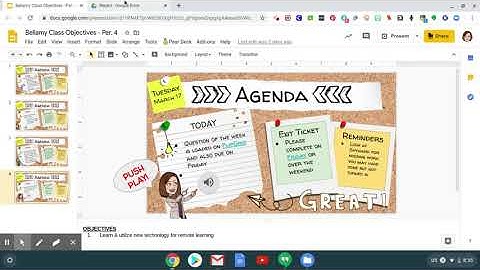 Adding Audio in Google Slides